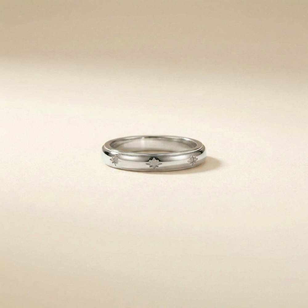 Adorielle – Vintage star crystal band – Ring