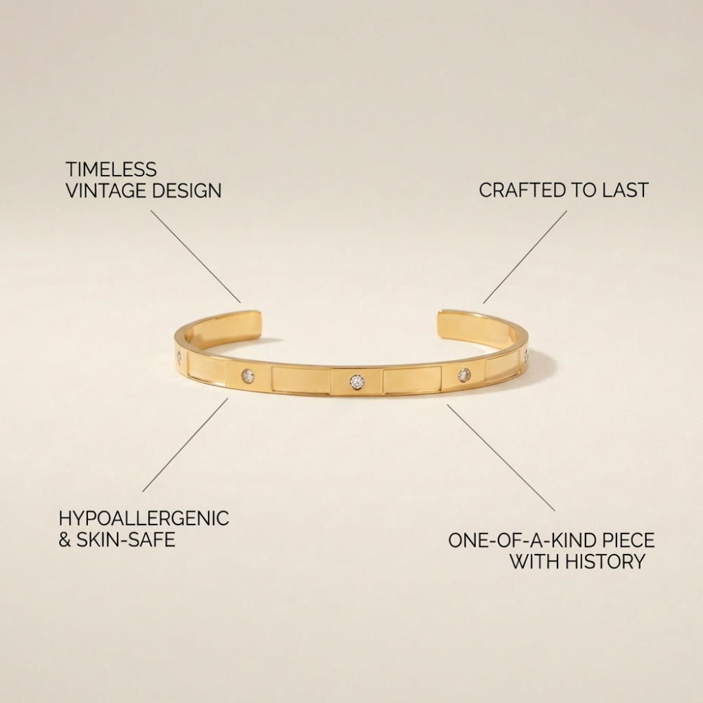 Alessia – classic pavé accent design – bangle bracelet