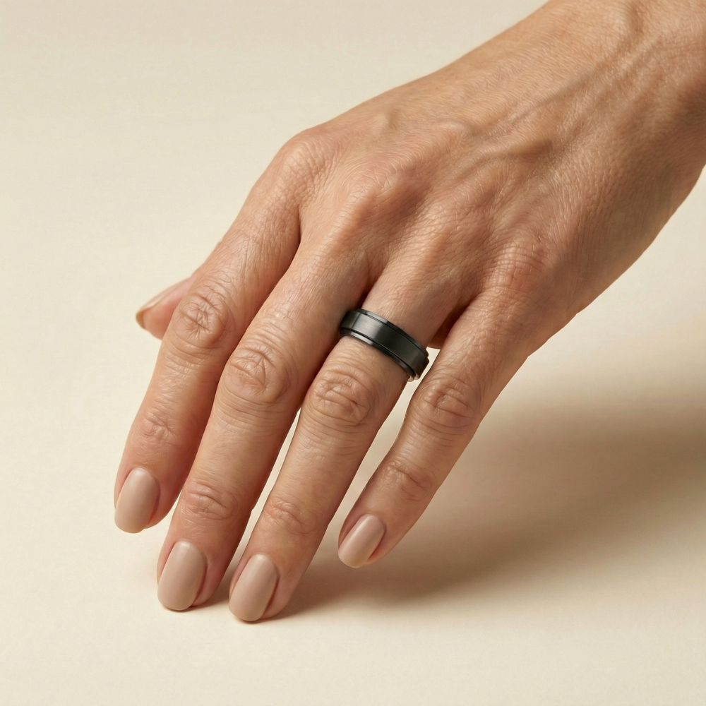 Aurevano – Classic smooth band – Ring