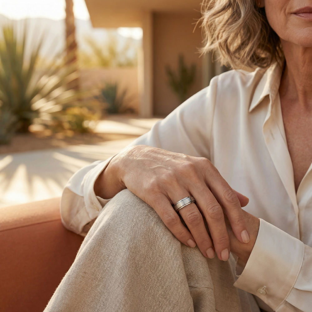 Aurevano – Classic smooth band – Ring