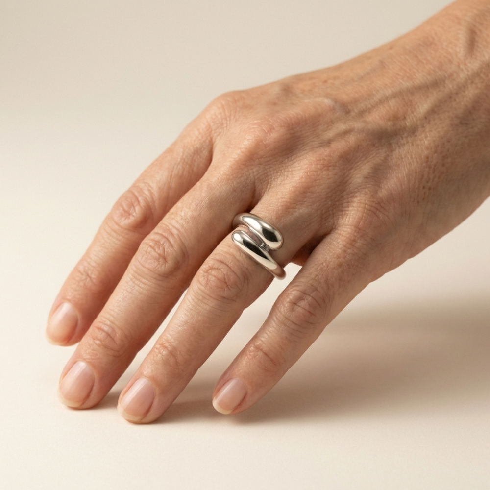 Serafina – sculptural wrap design – ring