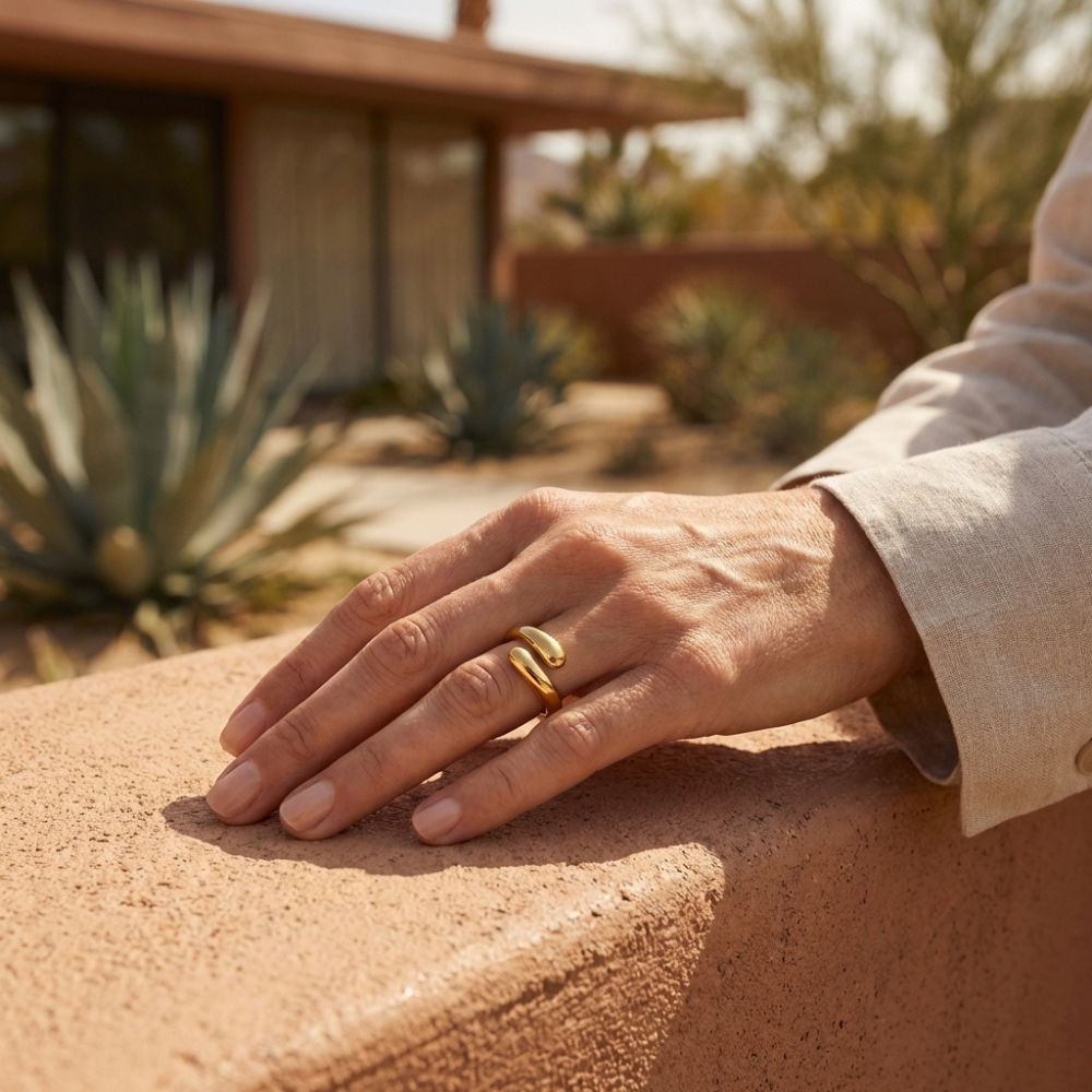 Serafina – sculptural wrap design – ring