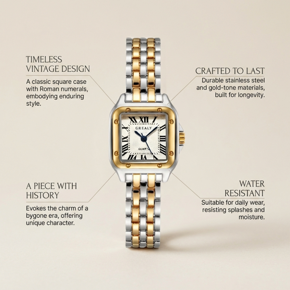 Vienna – heritage square case – wrist watch