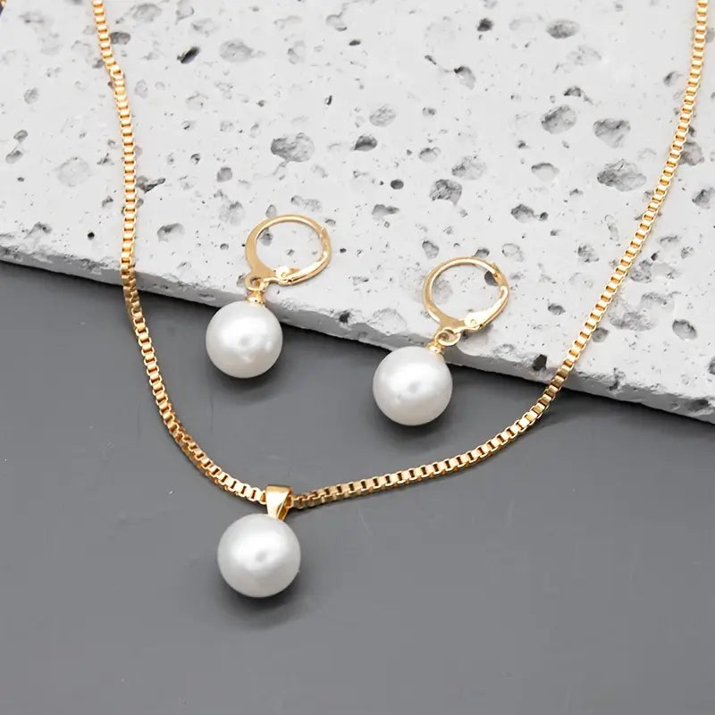 Timeless Pearl Jewelry Set