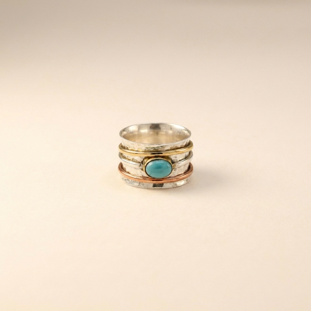 Monteluce – heritage multi-band spinner design – ring