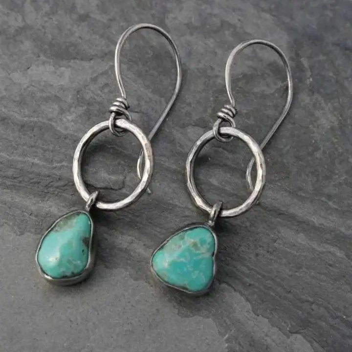 Subtle Turquoise Stone Earrings