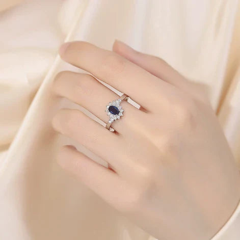 Refined Turquoise Flower Ring